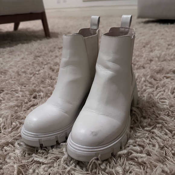 COPY - Steve Madden white booties! - Picture 2 of 5